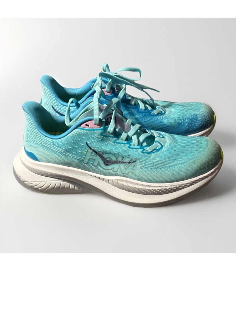 Hoka Mach 6 Women's Turquoise Running Shoes Sz 6.5
